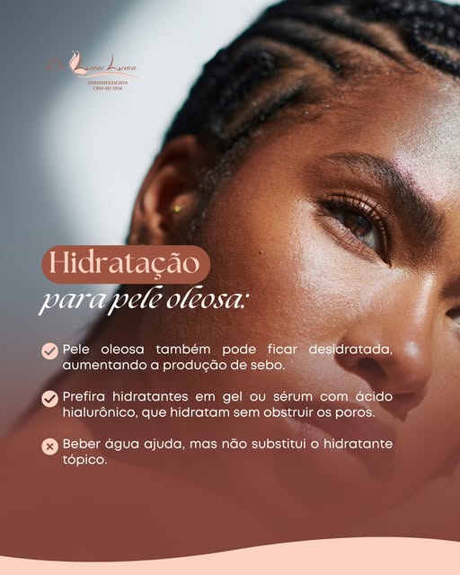 Pele oleosa e hidratação parecem contraditórias, mas andam juntas. 
Entender o que a sua pele realme
