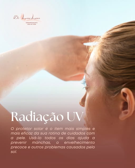 Protetor solar não é opcional. ☀️

A radiação UV age todos os dias, mesmo sem sol forte, mesmo dentr