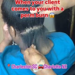 😩😩😩
Relaxers can create sleek styles by breaking down the protein bonds in your hair to straighte