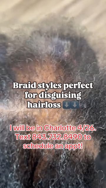 CHARLESTON - CHARLOTTE📍  HAIRLOSS TOUR IS HAPPENING THIS WEEKEND, TEXT "CHARLOTTE" to 843.732.8490
