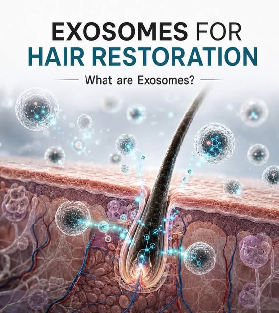 What are exosomes and why are they getting so much attention in hair restoration?!

Exosomes are tin