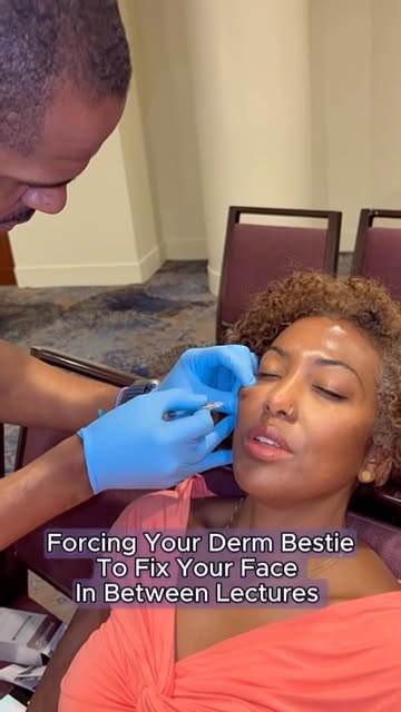 When your derm bestie is also fellowship trained in facial plastics, one must take advantage! Right 