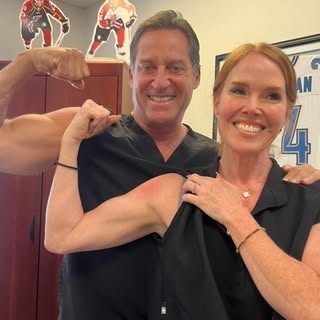 My surgical tech Haley has bigger arms than me! Thank you for being such a dedicated team member for