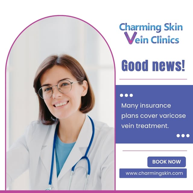 Good news! Many insurance plans cover varicose vein treatment.

Call us to verify your coverage toda