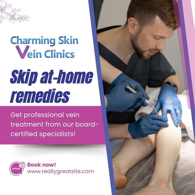 Skip at-home remedies. Get professional vein treatment from our board-certified specialists! 🏥✨

Bo