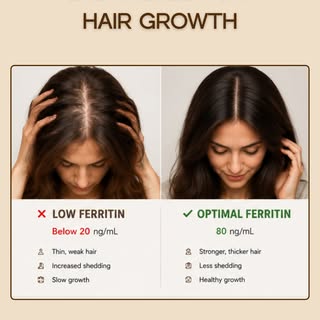📍If you’re losing hair and have been told your labs are “fine,” it may be time to take a deeper loo