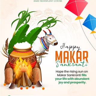 As the sun begins its northward journey, may it light up your life with peace, prosperity, and good 