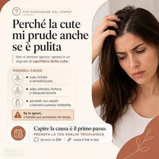 La cute ti prude anche se hai appena lavato i capelli?
Non è detto che sia “sporco”.

Spesso il prur