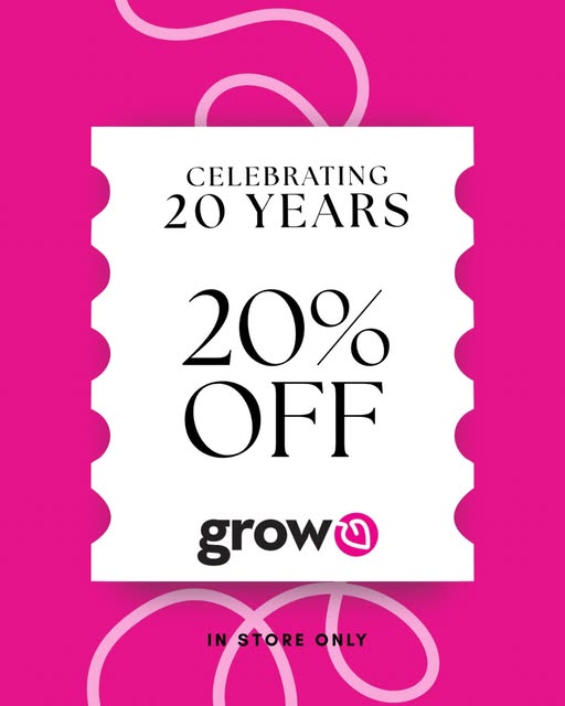The celebration continues! ✨

Enjoy 20% OFF all in-store products as we celebrate 20 years in the be