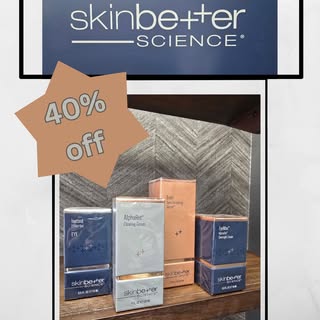 ⚡ FLASH SALE: 40% OFF SKINBETTER! ⚡

Your skincare shelf is about to get a serious upgrade. For a li