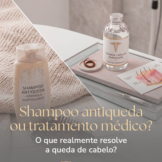 Trocar o shampoo pode parecer a solução mais rápida quando o cabelo começa a cair.

E, em alguns cas