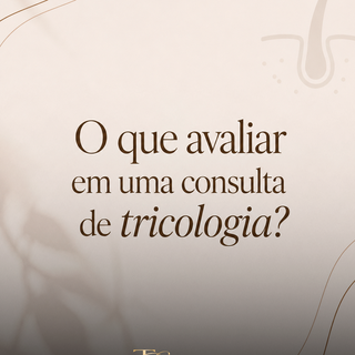 Você percebe que o assunto ficou mais sério quando a consulta começa no cabelo… e termina falando de
