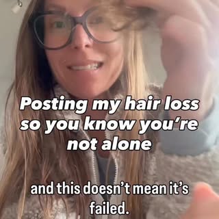 Send this to someone who needs to hear it 🤍

Posting my hair loss so you know you’re not alone, and