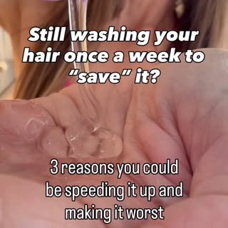 Comment WASH and I’ll send you my evidence-based hair washing guide.

One of the biggest fears I see