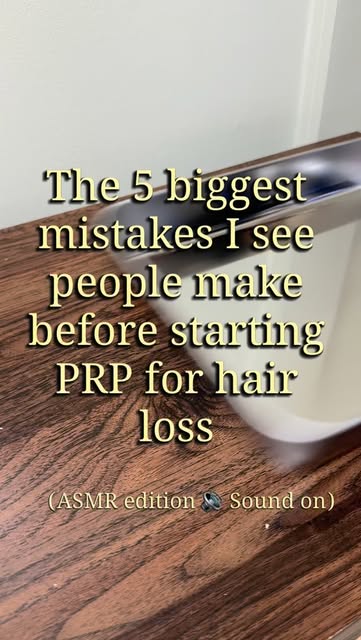 👇 Comment CANDIDATE and I’ll send you my PRP hair loss self-check checklist to help you understand 