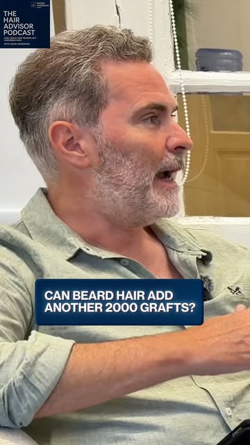 Can beard hair add 2,000 extra grafts? 👀

For the right patient, beard hair can become a valuable s