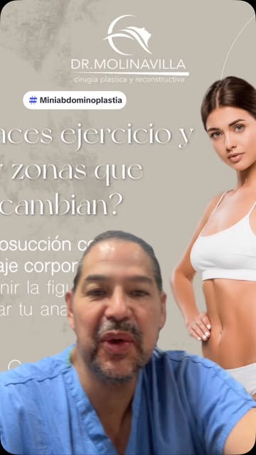 Haces mucho ejercicio 🏋️ y tu abdomen sigue igual ? #drcarlosmolina #drmolinavilla #miniabdominopla