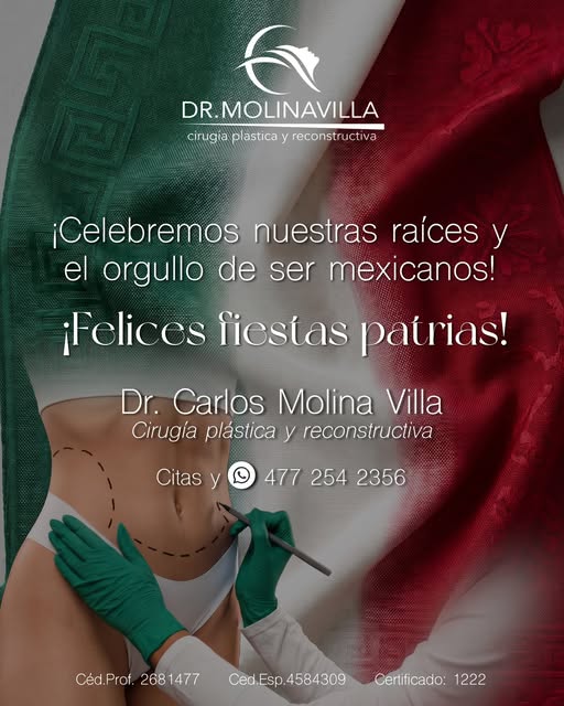 🇲🇽 México es historia, raíces, identidad y orgullo.

En cirugía plástica, la meta no es parecernos