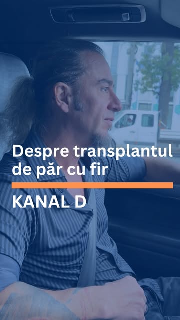 Astăzi am avut plăcerea să fiu invitat la Kanal D pentru a vorbi despre transplantul de păr, tehnici