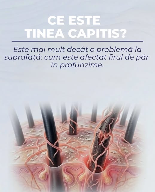 Unele afecțiuni ale scalpului nu se limitează la suprafața pielii. În cazul tinea capitis, infecția 