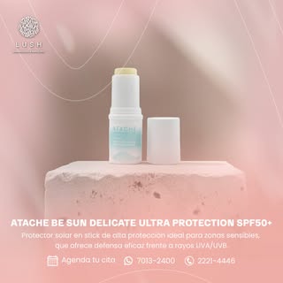 Protector solar en formato stick de alta protección diseñado para zonas sensibles del rostro. Ofrece