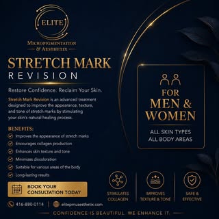 STRETCH MARK REVISION
CALL 416.880.0114 for your FREE consultation.

#StretchMarkRevision #StretchMa