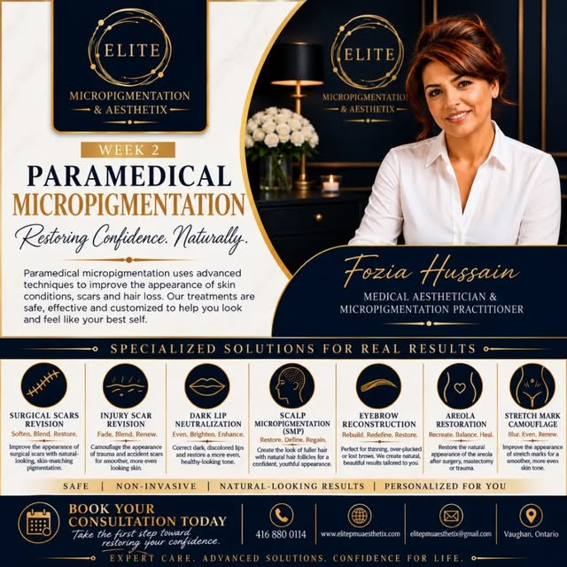 Medical Micropigmentation.
For the correction of all types of scars.
Contact us for a FREE professio