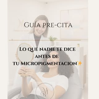 Guía Pre-Cita: Lo que nadie te dice antes de tu Micro ✨”.

El éxito de tu Micropigmentación empieza 
