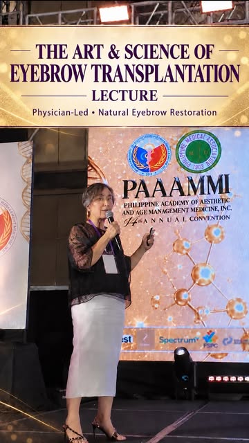 Honored to share my experience in eyebrow transplantation at #paaammi14thannualconvention and proud 