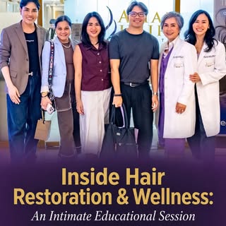 ADVANCED TECHNOLOGY :A meaningful mini press event showcasing how Asian Hair Restoration Center (AHR