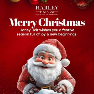 This Christmas, start your journey to a more confident you!

Warm wishes from Harley Hair DX 🎄✨