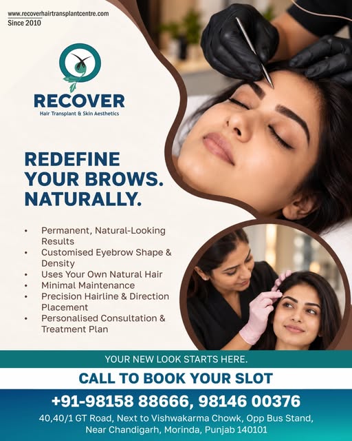 Redefine your brows, naturally! 

Say goodbye to daily fills and hello to permanent, natural-looking