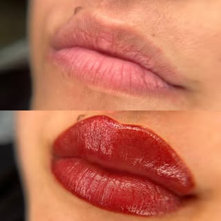 A little before & after of this fresh ombre lip blush 💋

Right now you’re seeing them immediately p