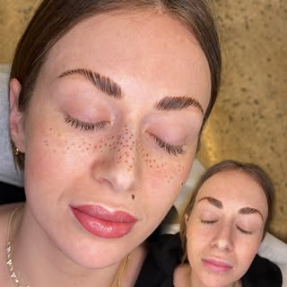 Fresh lip blush, soft freckles & the cutest beauty mark for this babe ✨💋

A little tint, a little s