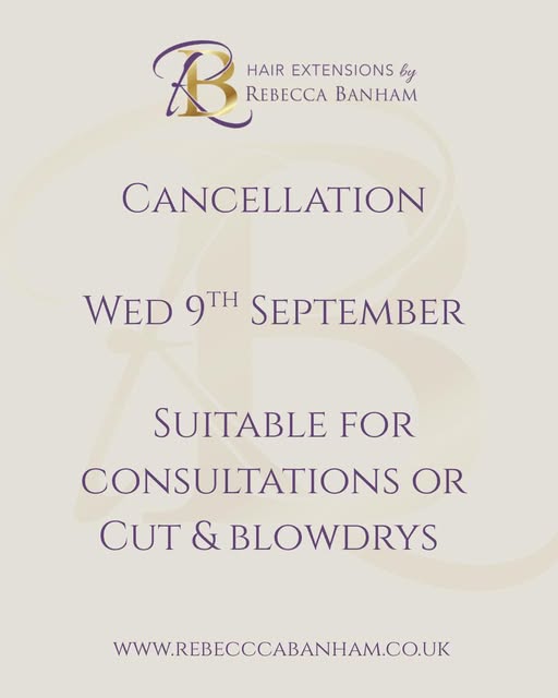 Back to normal after the school holidays 👌🏻. 

I have appointment available next Wed 9th Sept perf