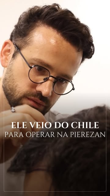 Esse paciente veio do Chile pra fazer transplante capilar com Dr Julio Pierezan. 

Voou até São Paul
