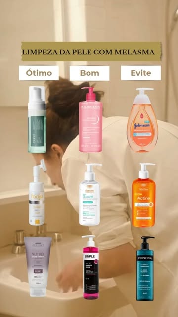 ⚠️ O uso de produtos inadequados à pele com melasma pode causar um estrago enorme nas suas manchas. 