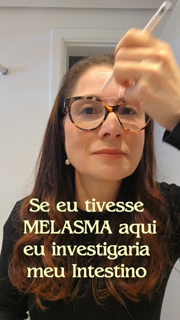 ⚠️ Se eu tivesse melasma nessa região, eu investigaria minha saúde intestinal. 

O mapeamento das ma