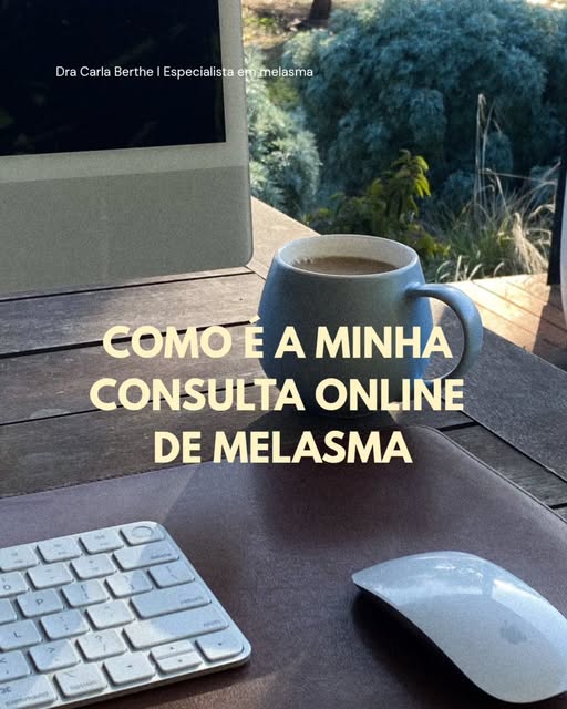 👩‍⚕️ É comum a dúvida sobre se é possível fazer o tratamento do melasma à distância, no formato de 