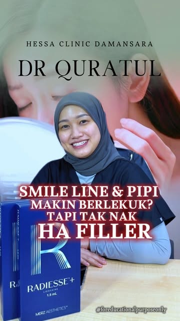 Smile line makin jelas, pipi makin sunken tapi tak nak filler? ✨

Radiesse boleh menjadi salah satu 