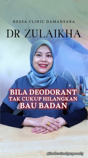 Deodorant dah pakai, tapi bau badan masih mengganggu? 😣

Bau badan boleh berlaku apabila bakteria p