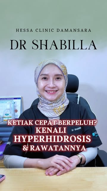 Ketiak cepat berpeluh walaupun tak panas atau tak buat aktiviti berat? 😣

Ia mungkin tanda hyperhid