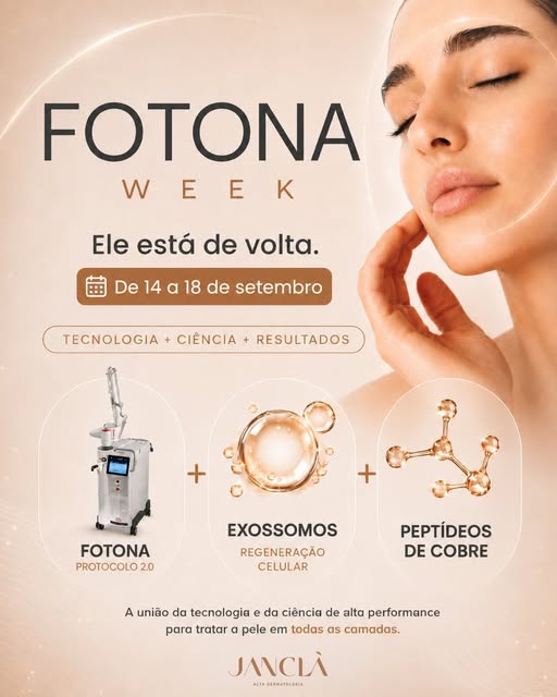 De 14 a 18 de setembro, a FOTONA WEEK está de volta em uma edição especial pensada para quem quer in