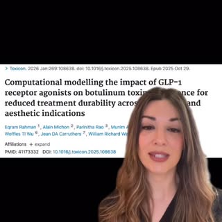 📉 ¿Influyen los tratamientos con GLP-1 en la durabilidad de la toxina botulínica? 🤔

Se ha publica