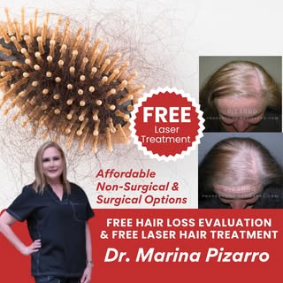 Science Backed Hair Restoration with Dr. Pizarro • Free Consults @pizarrohairrestorationclinic #exso