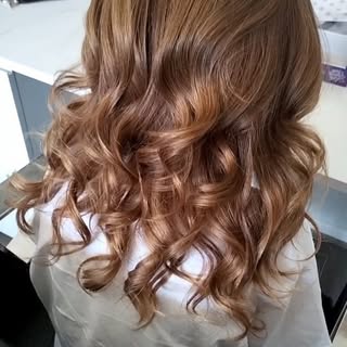 This beautiful young girl wanted some soft curls in her hair today 💖 #alopeciauk #childrenswigs #ha