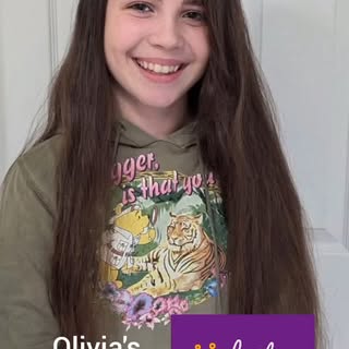 Emma had the absolute pleasure of cutting Olivia's hair, which she has donated a massive 14 inches t