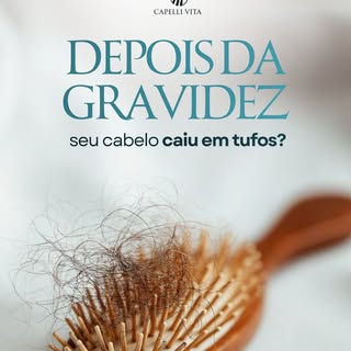 Queda Capilar Pós Parto 🤰🍼