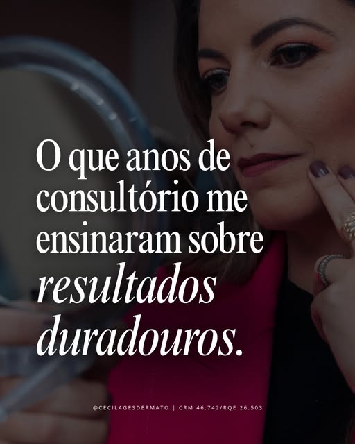 Com os anos de consultório, fui ficando cada vez menos impressionada com promessas rápidas e cada ve