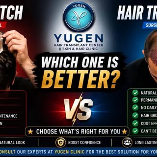 Hair Patch or Hair Transplant? As a hair transplant surgeon, this is one of the most common question